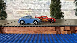 McQueen takes a drive part 2 - Cars Stop Motion (Full Scene)