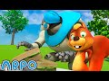 Squirrel STEALS ARPO's Food!!! | 2 HOURS OF ARPO | Full Episode Compilation | Videos for Kids!