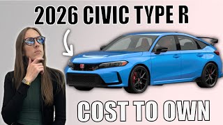 Honda Civic Type R 2026 Cost Breakdown