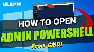 How to Open PowerShell With Admin Privileges From CMD on Windows 10