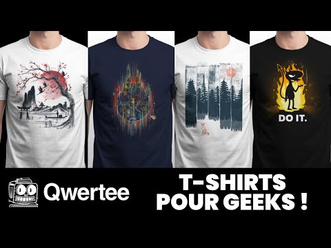 T-shirts QWERTEE 👕 Pour Geeks, Passionnés et Amateurs de Design Unique – Trouve Ton Style !