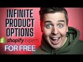 [2022 Free] Create CUSTOM PRODUCT OPTIONS on Shopify - Without the App