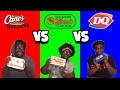 Raising Canes vs. Southern Classic vs. Dairy Queen Challenge (surprise new intro for LayLay)