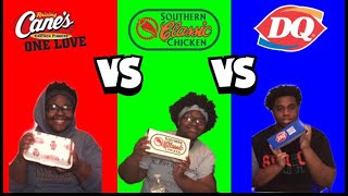 Raising Canes vs. Southern Classic vs. Dairy Queen Challenge (surprise new intro for LayLay)