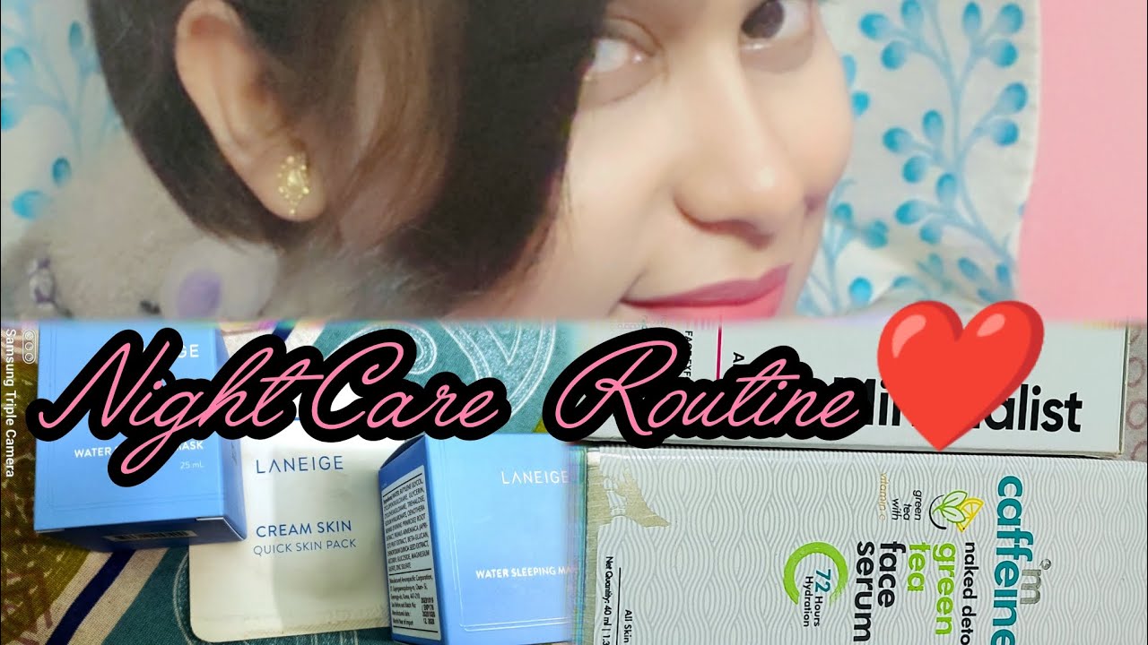 Skin Care Routine| BedTime Routine| Winter skin Treatment💕 AmiDipa ...
