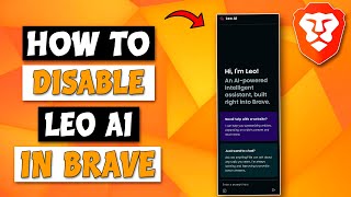ब्रेव ब्राउज़र में लियो एआई को कैसे निष्क्रिय करें screenshot 5