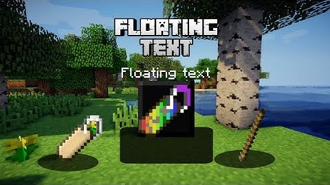 Floating text addon (Review) Not finished yet