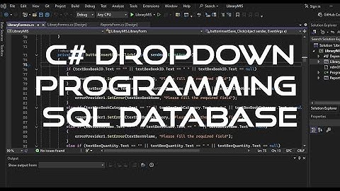 C# Programming | How use DropDown/ComboBox in Windows Application by EncodedSkull | Learn C#