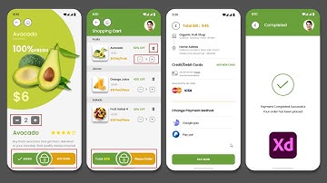 How to Create Interactive Add to Cart Buttons | Adobe XD App UI/UX Design Tutorial