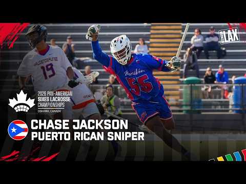 Puerto Rico’s Sniper: Chase Jackson Highlights 🇵🇷 | Pan-American Sixes Lacrosse Championships