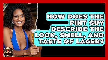 How Does The Pint Guy Describe The Look, Smell, And Taste Of Lager? | The Pint Guy