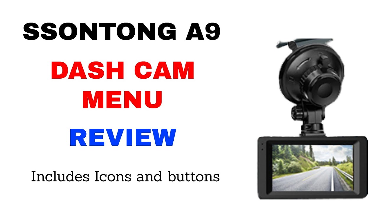 Ssontong A10 Black Night Vision 1080p High Speed Driving Front