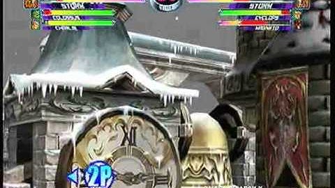 MvC2 Online (360): Brett (Cha/Storm/Col) vs Omega Weapon X (MSCyke) 14 .:6.2.10:.