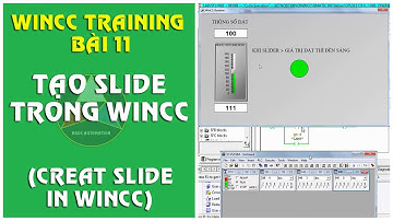 Wincc training bài 11: Tạo Slider số nguyên integer trong wincc