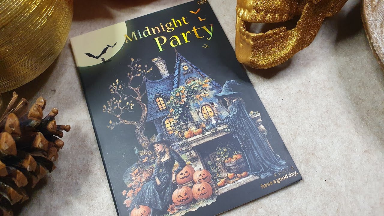 Midnight Party Forest Party Sticker Book Flip Through & Review | 4.5/5  🎃 