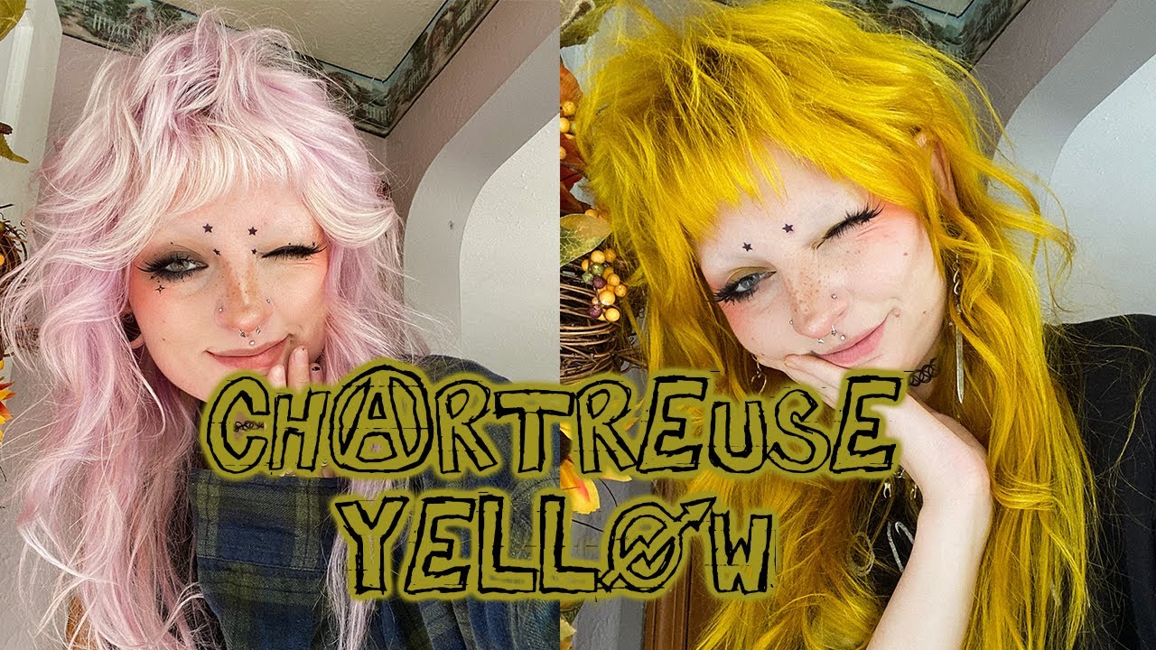 DYING MY HAIR CHARTREUSE/YELLOW