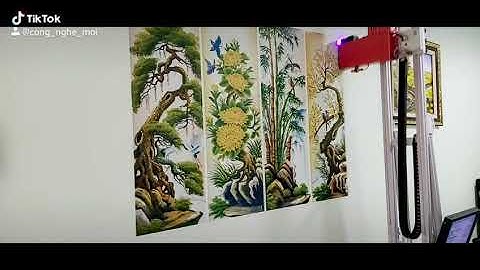 bán máy vẽ tranh tường 3d công nghệ UV