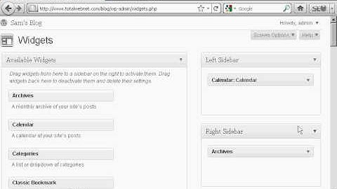 Video 24 - How to Place a Banner In the Sidebar.avi