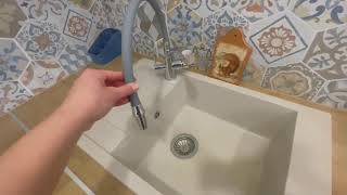 💧#Мийка GRANADO ALICANTE та #змішувач з гнучким виливом. #мийки #кухня #раковини #раковина
