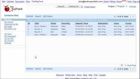 TheBugTrack Demo