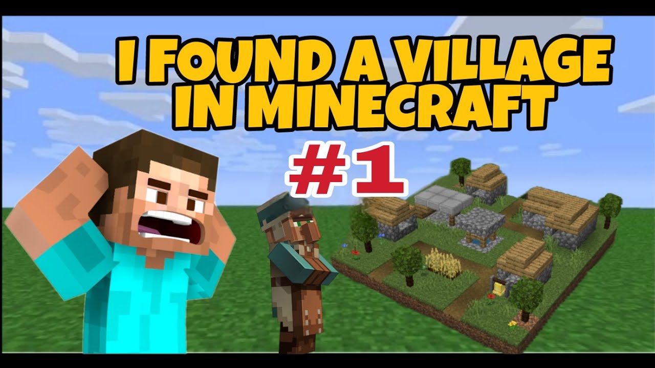 I GOT A VILLAGE IN MINECRAFT | SURVIVAL SERIES #1 - YouTube