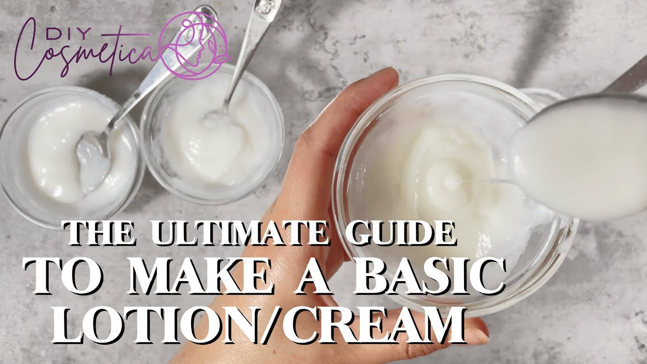 How to Make a Basic Lotion / Cream