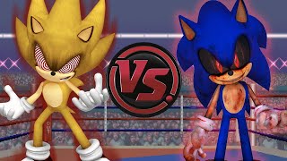 FLEETWAY SUPER SONIC vs SONIC.EXE! (Sonic The Hedgehog Cartoon Rap Battle) | CARTOON RAP ATTACK!