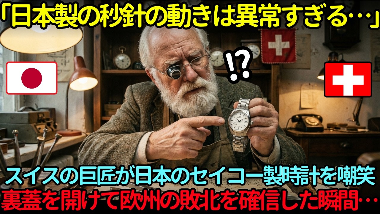 「この秒針は異常だ…」日本の腕時計を蔑んでいたスイスの巨匠が、裏蓋を開けて絶句した衝撃の真実。聖地を屈服させた