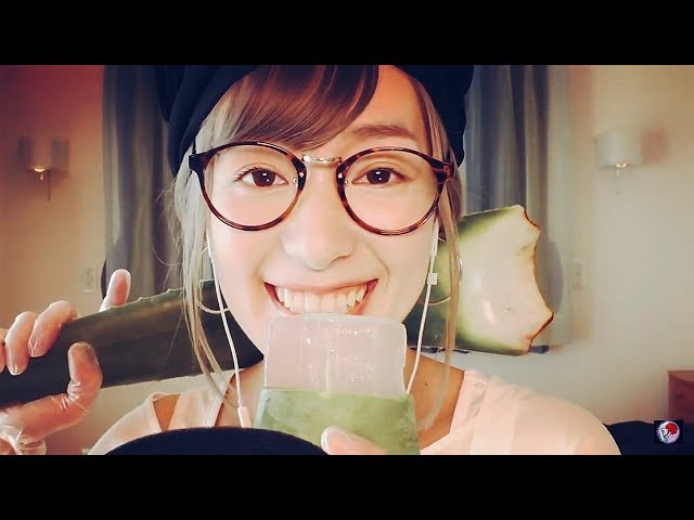 [Sub]アロエベラ咀嚼音/Aloe vera Eating sounds