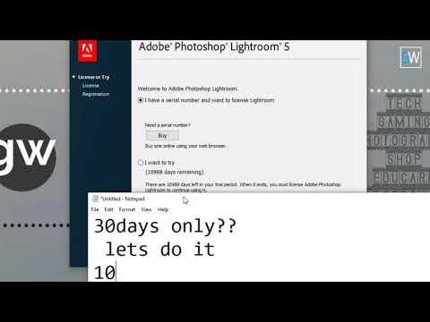 Видео: Lightroom-ийн үнэгүй туршилт хэр удаан үргэлжлэх вэ?