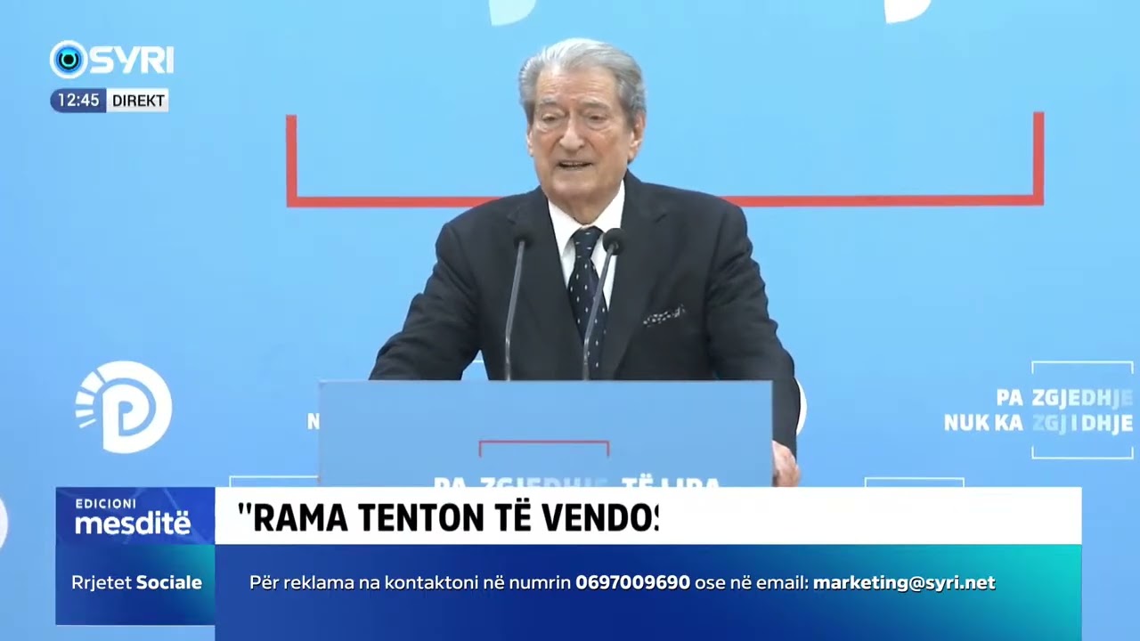 Berisha: Më datë 12 kryengritësit paqësorë do kërkojnë para parlamentit largimin e Ramës