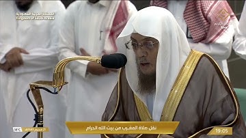 صلاة المغرب الثلاثاء 21-1-1445هـ الشيخ أسامة خياط  -  من سورة الأحزاب [40 - 48]