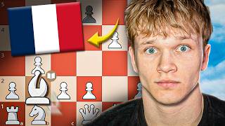 CRUSHING The French w Brutal Attacking Gambit!!
