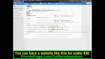 Beginners! How to make your own website - Autoresponders