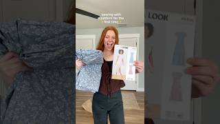 sewing a dress using a pattern for the first time! #sewing #diy #sewingprojects