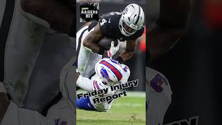Las Vegas Raiders Friday Injury