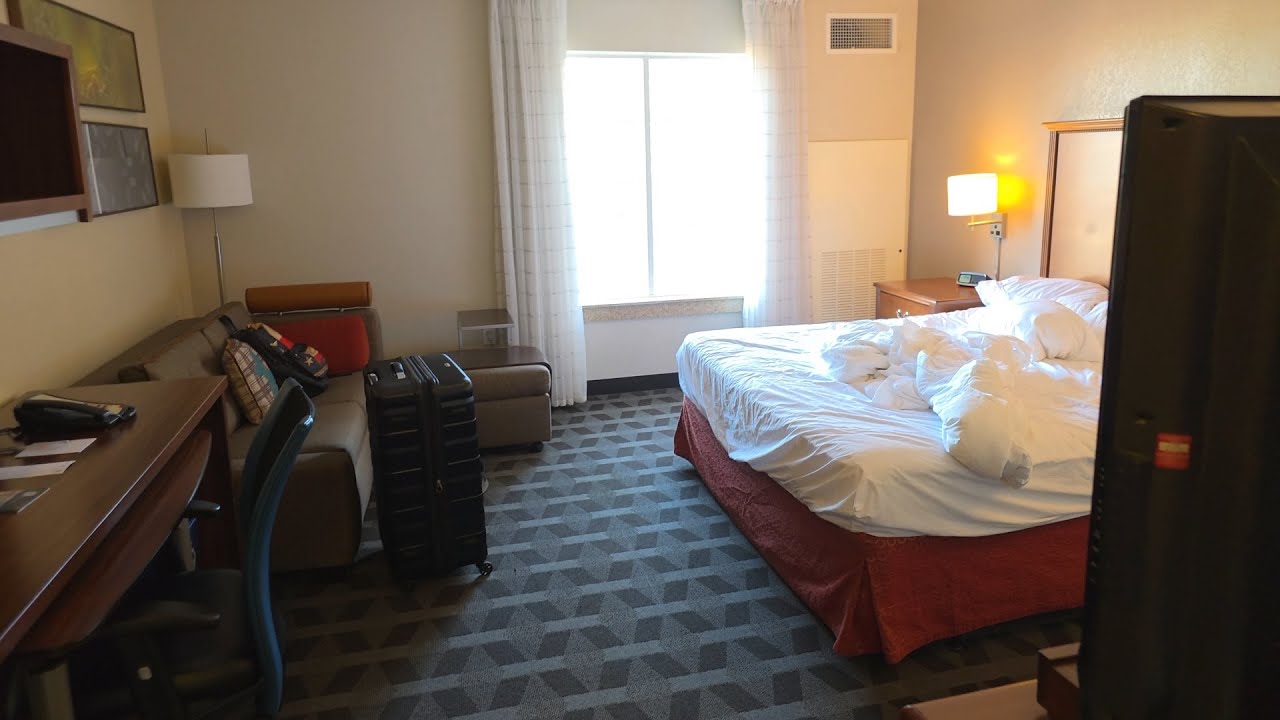 Tour of Room 217: One Kind Bed Studio Suite TownePlace Suites Tucson Airport Tucson, AZ