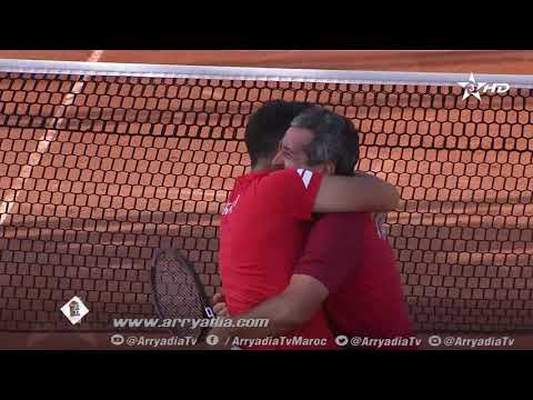 المغرب يحرز الميدالية الذهبية للفرق التنس الألعاب الإفريقية الرباط2019 الرباط JAR20 