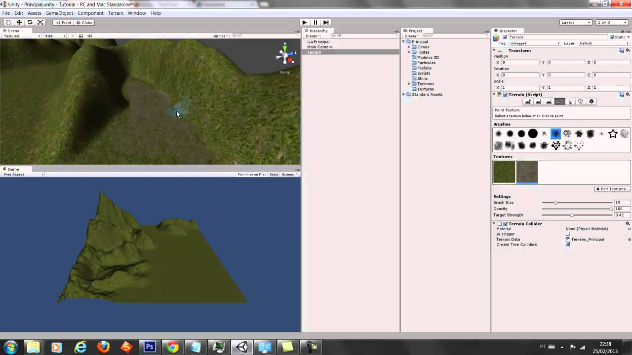 Tutorial Unity 3D #5 - Jogador, Terreno e Vegetação - YouTube