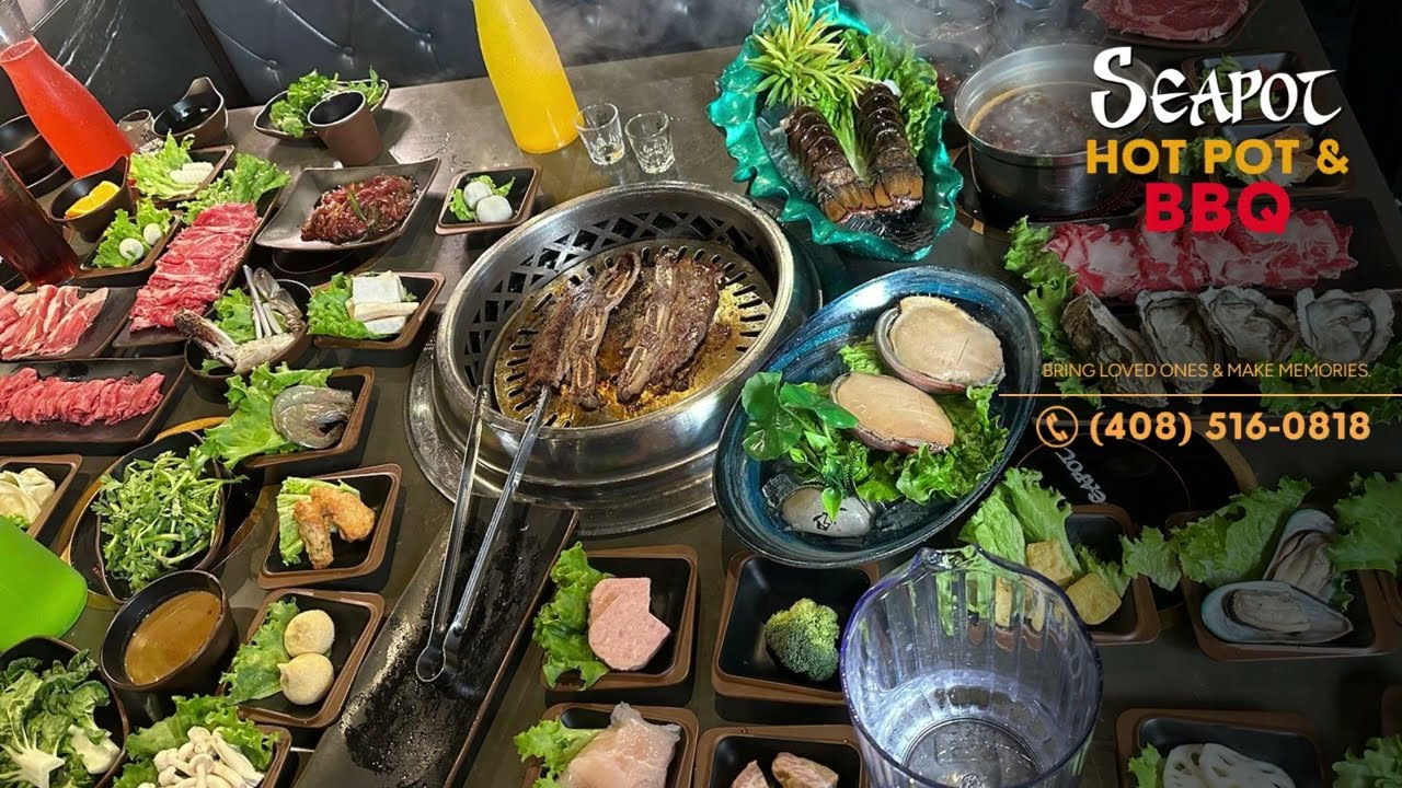海中鍋 Seapot | 🔥 Tapas Style Hot Pot & BBQ Buffet With Conveyor Belt | You Can Eat | ☎️ (408) 516-0818
