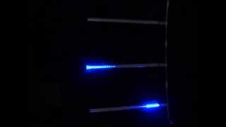 Blue Cascading LED Tube Lights from www.ledholidaylighting.com