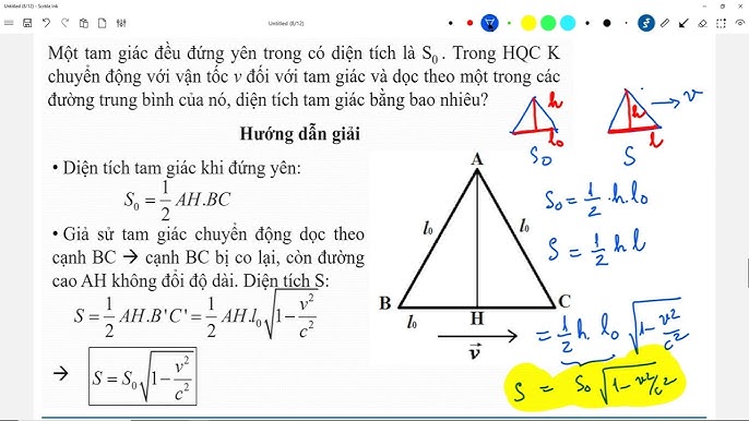 Bài Tập Thuyết Tương Đối Hẹp Vật Lý Đại Cương: Hướng Dẫn và Bài Tập Chi Tiết