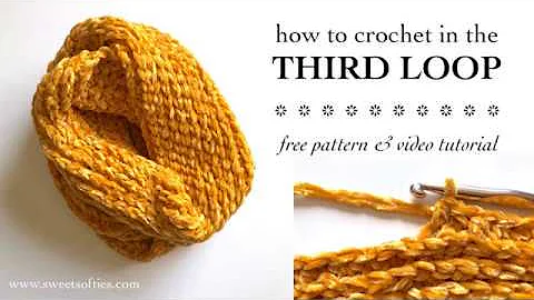How to Crochet in the Third Loop, Looks like Knit! || DIY Tutorial + FREE COWL PATTERN