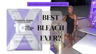 BEST BLEACH FOR DARK HAIR Ion Charcoal Flash Powder Lightener