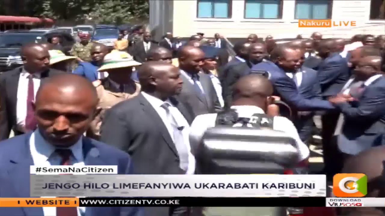 citizen tv live stream kenya Rais Kenyatta kufungua jengo la bunge la kaunti ya Nakuru