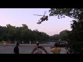 AH 64D Apache Longbow Helicopter Landing for Park Cities Fourth of July Celebration