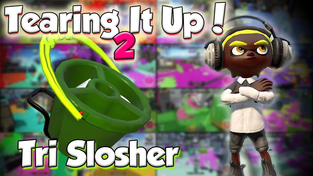 Splatoon 2 - Tearing It Up W/ Tri Slosher (This Used to Be the BEST Weapon in the Game?!)