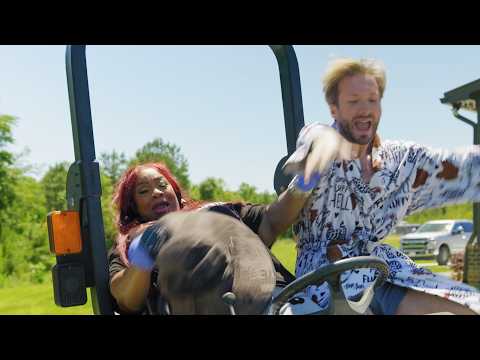 Ms. Pat Almost Takes Out Matt Mathews On His Tractor | Farm Chores