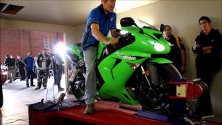 2007 Kawasaki ZX-10R on Dyno