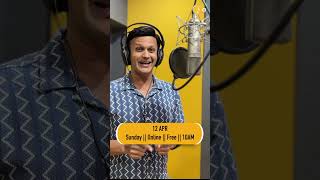 FREE ZOOM LIVE SEMINAR | CAREER OPPORTUNITIES | VOICEOVER | DUBBING | 12TH APRIL 2026 | 10 AM to 1PM